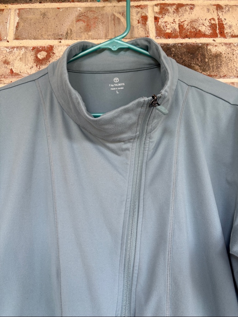 Talbot’s Slate Blue Women's Jacket - Casual Zip Front Coat - Picture 3 of 9
